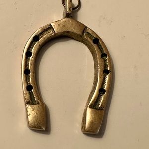 Brass HORSESHOE PENDANT